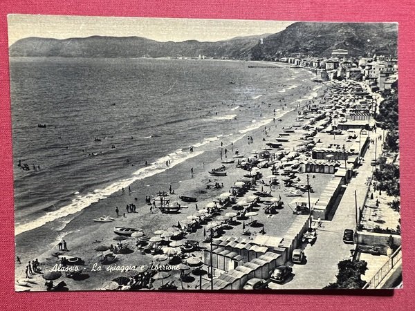 Cartolina - Riviera dei Fiori - Alassio - La Spiaggia …