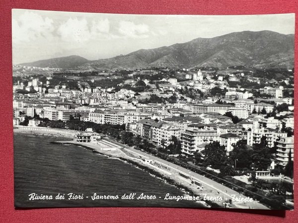Cartolina - Riviera dei Fiori - Sanremo - Panorama dall'Aereo …