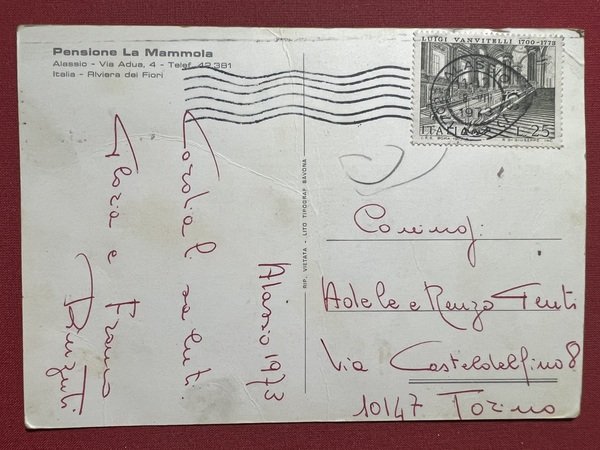 Cartolina - Pensione La Mammola - Alassio - Riviera dei …