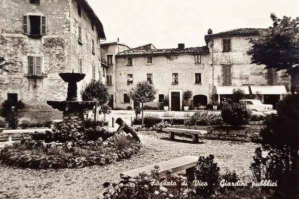 Cartolina - Fossato di Vico ( Perugia ) - Giardini …