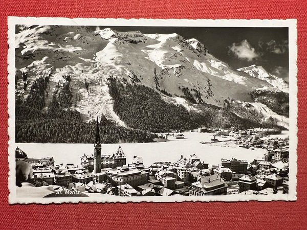 Cartolina - Svizzera - St. Moritz - 1937