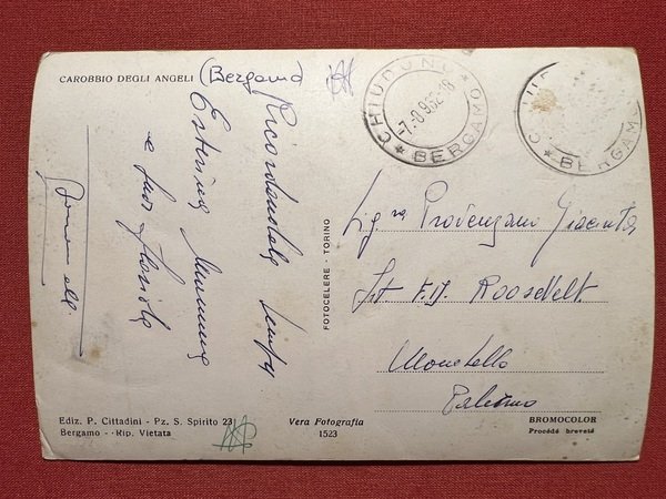 Cartolina - Carobbio degli Angeli ( Bergamo ) - Panorama …