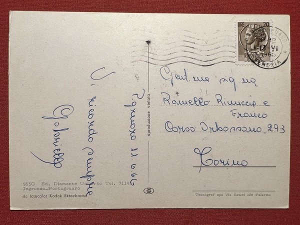 Cartolina - Saluti da Portogruaro ( Venezia ) - Vedute …