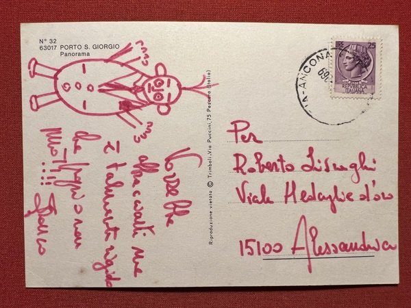 Cartolina - Porto S. Giorgio ( Fermo ) - Panorama …