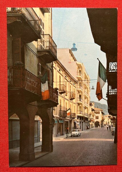 Cartolina - Gattinara ( Vercelli ) - Corso Valsesia - …