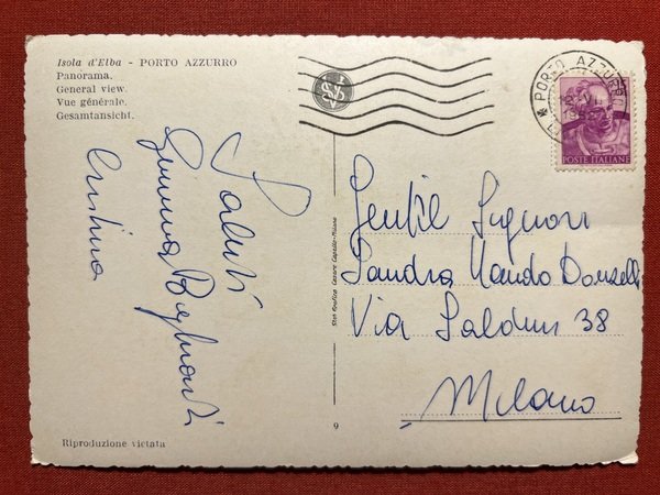 Cartolina - Porto Azzurro ( Isola d'Elba ) - Panorama …