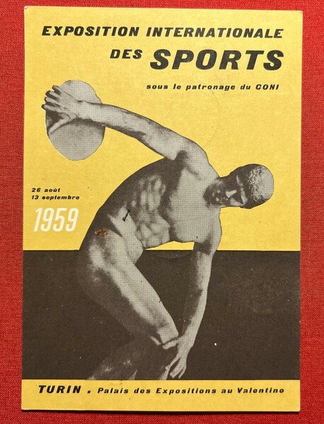 Cartolina - Exposition Internationale des Sports sous le Patronage du …