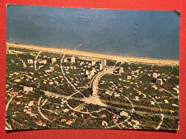 Cartolina - Lignano Pineta ( Udine ) - Veduta dall'Aereo …
