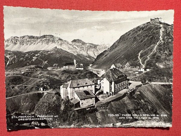 Cartolina - Passo dello Stelvio colla Cima Tre Lingue - …