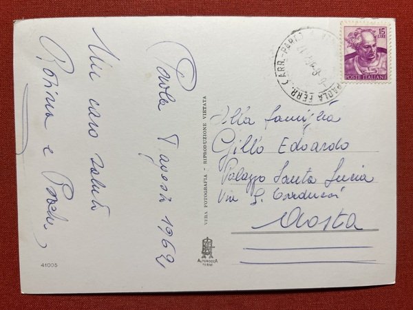 Cartolina - Paola ( Cosenza ) - Santuario con Obelisco …