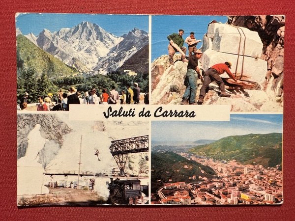 Cartolina - Saluti da Carrara - Vedute Diverse - 1964
