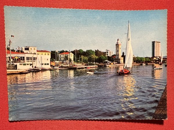 Cartolina - Rimini - Porto Canale 1963