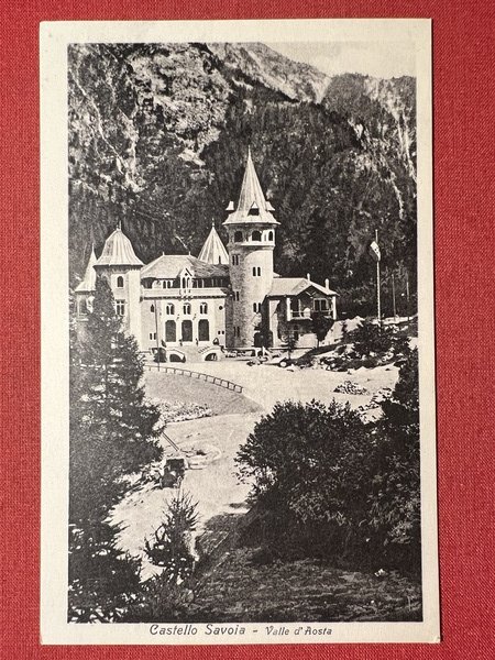 Cartolina - Castello Savoia ( Gressoney St. Jean ) - …