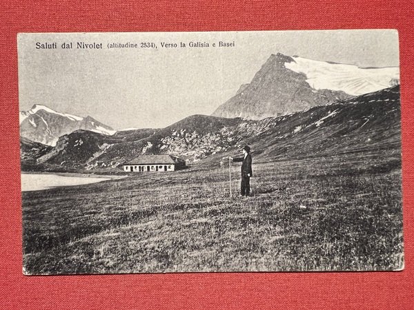 Cartolina - Saluti dal Nivolet - Verso la Galisia e …