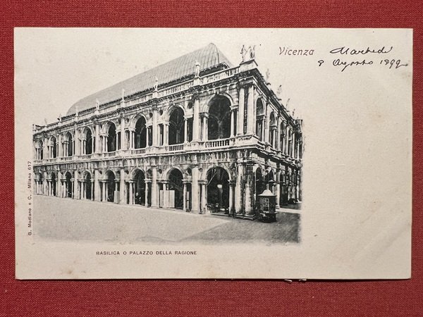 Cartolina - Vicenza - Basilica o Palazzo della Ragione - …