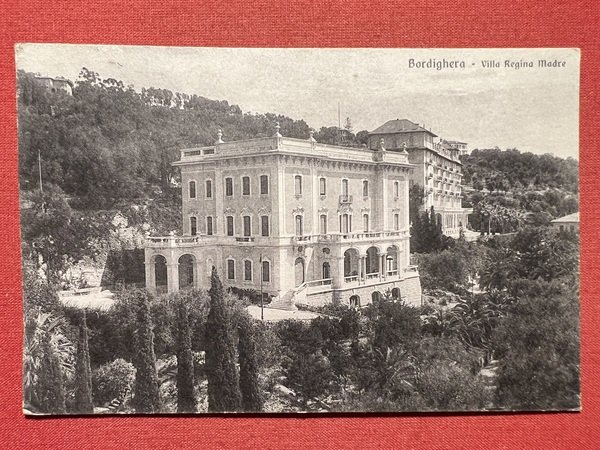 Cartolina - Bordighera ( Imperia ) - Villa Madre - …