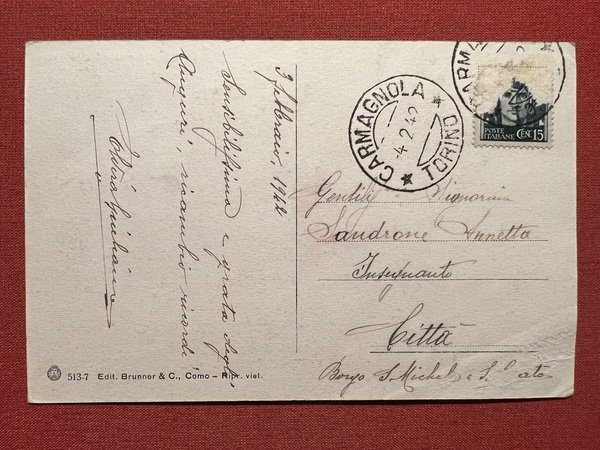 Cartolina - Bordighera ( Imperia ) - Villa Madre - …