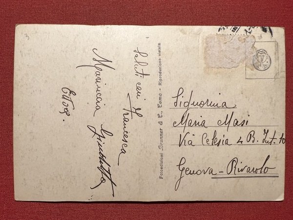 Cartolina - Santa Margherita Ligure ( Genova ) - 1940 …