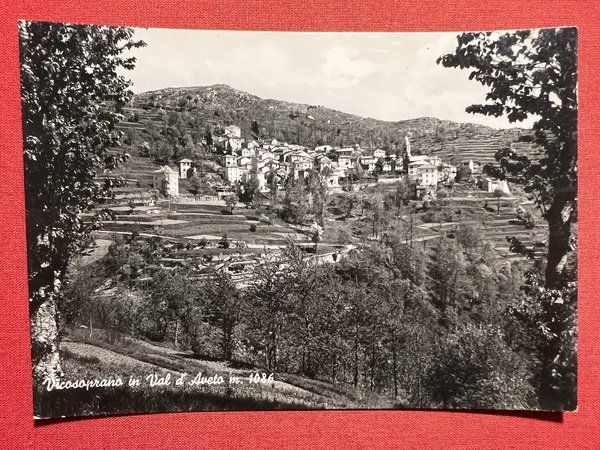Cartolina - Vicosoprano in Val d'Aveto - 1955 ca.