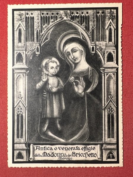 Cartolina - Venerata Effige della Madonna del Bricchetto - Morozzo …
