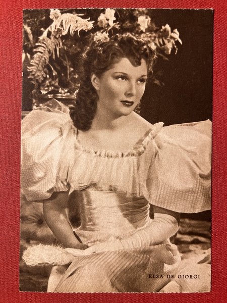 Cartolina Cinema Teatro - Elsa De Giorgi - Attrice - …
