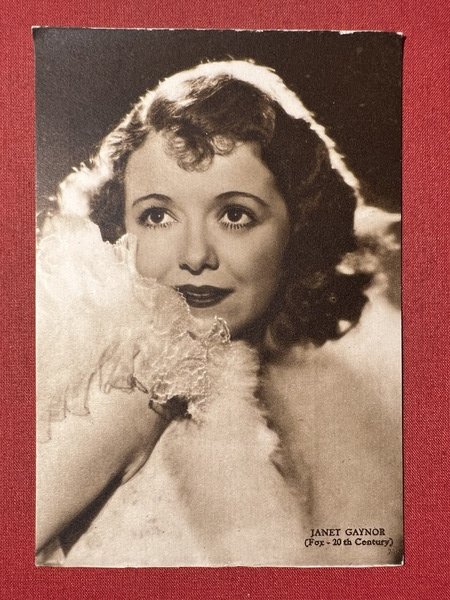 Cartolina Cinema - Attrice Janet Gaynor - 1940 ca.