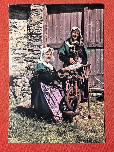 Cartolina - Alta Val Maira ( Cuneo ) - Costumi …