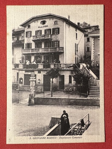 Cartolina - S. Giovanni Bianco ( Bergamo ) - Dopolavoro …
