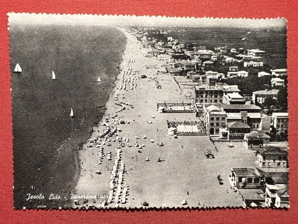 Cartolina - Jesolo Lido ( Venezia ) - Panorama Aereo …