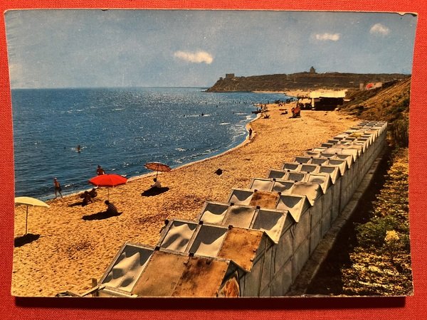Cartolina - Marinella Lido (Castelvetrano) - Spiaggia - 1960 ca.