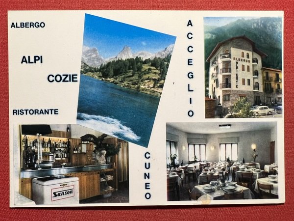 Cartolina - Albergo Ristorante Alpi Cozie - Acceglio ( Cuneo …