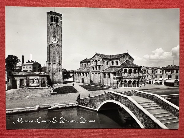 Cartolina - Murano ( Venezia ) - Campo S. Donato …