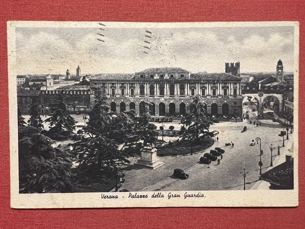 Cartolina - Verona - Palazzo della Gran Guardia - 1943