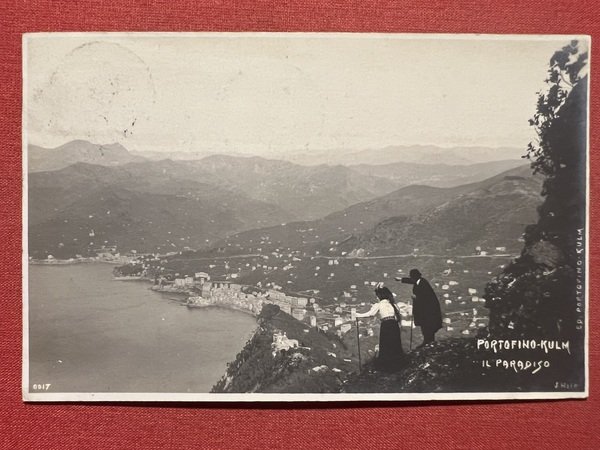 Cartolina - Portofino-Kulm - Il Paradiso - 1908