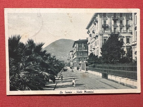 Cartolina - La Spezia - Viale G. Mazzini - 1941