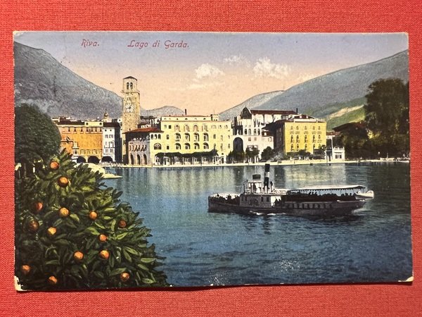 Cartolina - Riva ( Trento ) - Lago di Garda …