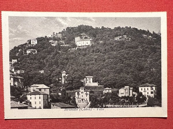 Cartolina - Brunate ( Como ) - Ville - 1920 …