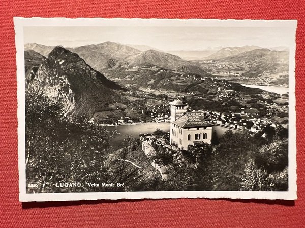 Cartolina - Lugano - Vetta Monte Brè - 1940 ca.