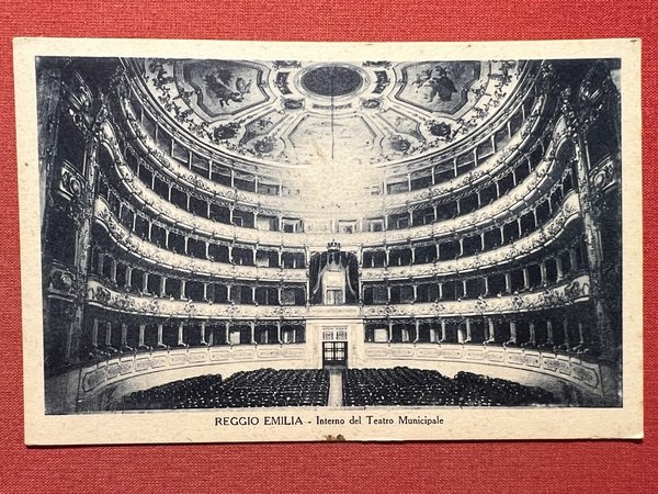 Cartolina - Reggio Emilia - Interno del Teatro Municipale - …