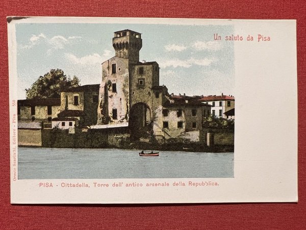 Cartolina - Pisa - Cittadella, Torre dell'Antico della Repubblica - …