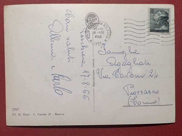 Cartolina - Peschiera ( Verona ) - Lago di Garda …