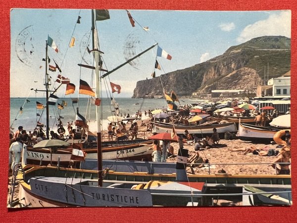 Cartolina - Finale Ligure ( Savona ) - La Spiaggia … | Immagine Gallery 2