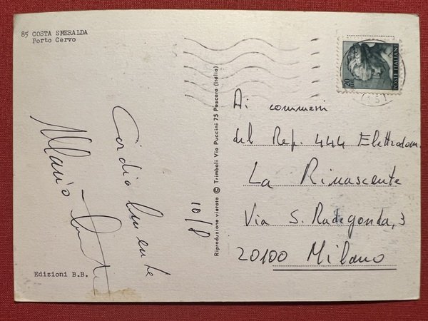 Cartolina - Costa Smeralda - Porto Cervo - ( Sassari …