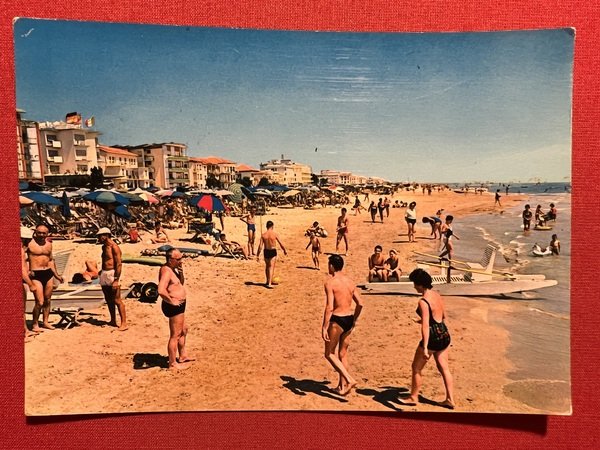 Cartolina - Lido di Jesolo ( Venezia ) - Spiaggia …
