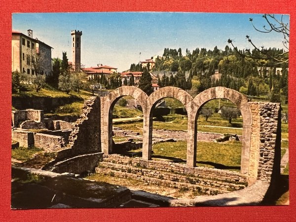 Cartolina - Fiesole - Terme Romane - 1972