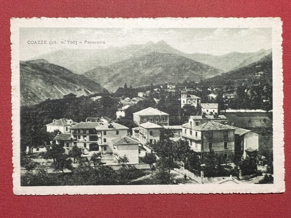 Cartolina - Coazze ( Torino ) - Panorama - 1921