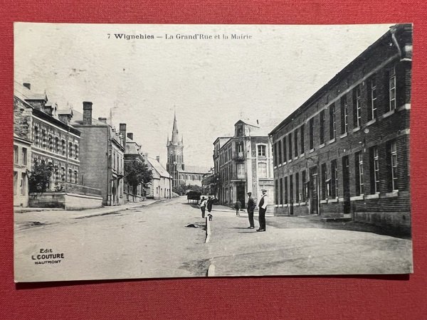 Cartolina - Francia - Wignehies - La Grand Rue et … | Immagine principale