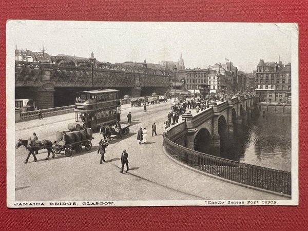 Cartolina - Jamaica Bridge - Glasgow - 1921 | Immagine Gallery 2
