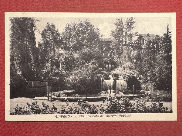 Cartolina - Giaveno ( Torino ) - Cascata dei Giardini …