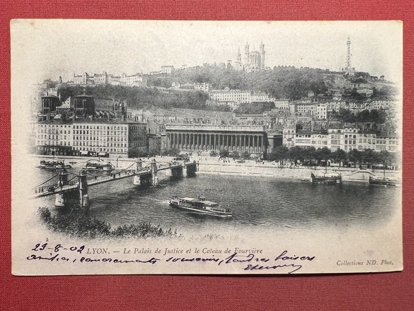 Cartolina - Lyon - Le Palais de Justice et le …